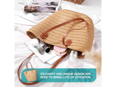 फ्लैप स्ट्रॉ बैग फूड कॉर्न फेक क्यूट बो बैग्स बोहो इको स्ट्रॉ जूट किड्स