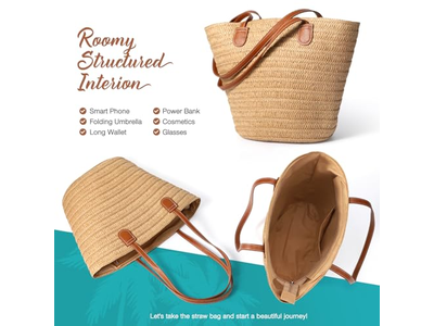 फ्लैप स्ट्रॉ बैग फूड कॉर्न फेक क्यूट बो बैग्स बोहो इको स्ट्रॉ जूट किड्स