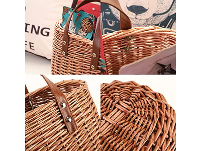 रेट्रो वूवेन स्ट्रॉ बैग राउंड कॉर्न बैग्स क्रॉसबॉडी स्मॉल बीच एंड लेदर