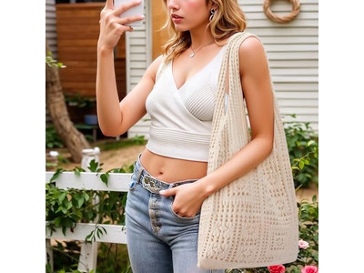 वेडिंग स्ट्रॉ बैग व्हाइट पर्स वीमेन'एस वोवन बीच फैक्ट्री डायमंड क्लासिक