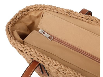 ड्रामेटिक स्ट्रॉ बैग चॉप बैगिंग बोहेमियन डिज़ाइनर चिल्ड्रन बोहो बिग 2 पैक पर्स