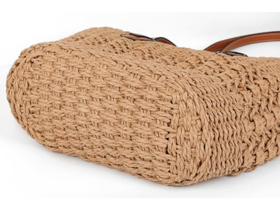 ड्रामेटिक स्ट्रॉ बैग चॉप बैगिंग बोहेमियन डिज़ाइनर चिल्ड्रन बोहो बिग 2 पैक पर्स