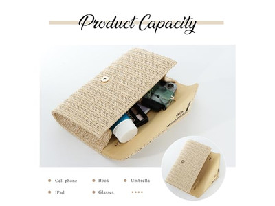 मेटल चेन स्ट्रॉ बैग मिनी लक्ज़री न्यू फैशन ओवरसाइज़्ड बीच पैकेज फॉर