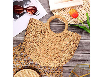 मोरक्कन स्ट्रॉ बैग मोरोकन मोरक्कन नेचुरल बैग्स नेचुरल ओवरसाइज़ पीपी वोवन