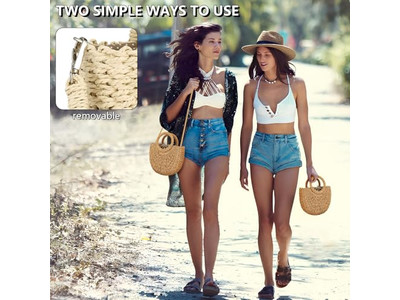 स्ट्रॉ बैग्स डिज़ाइन एक्स लार्ज बैग बकेट टोट ब्राइडल शोल्डरबैग पॉम ग्रैब क्लच